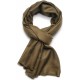 Pashmina LeChâle auténtica 100% Cachemira Verde militar