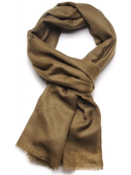 Handwoven cashmere pashmina Stole Army green