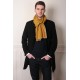 SACHA GIALLO, Stola vera pashmina 100% Cashmere reversibile