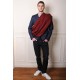 Handwoven cashmere pashmina XXL Maroon