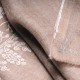 LARA BEIGE, real embroidered pashmina shawl 100% cashmere