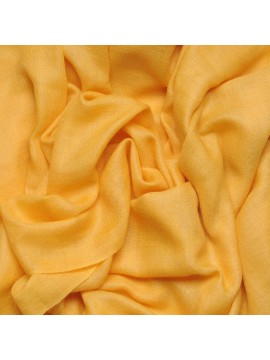 Handwoven cashmere pashmina Stole Saffron yellow