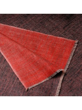 REVA RED/BLACK, Handwoven cashmere pashmina Stole dual shaded