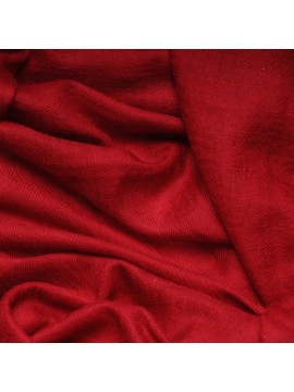 Genuine carmine red pashmina 100% cashmere