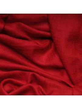 Pashmina auténtica 100% cachemira rojo carmín