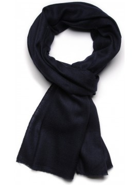 Handwoven cashmere pashmina Stole Night blue