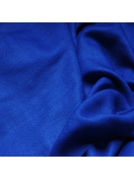 Pashmina auténtica 100% cachemira azul cobalto