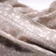 JULIA LIGHT BEIGE, real pashmina 100% cashmere natural with full handmade embroideries