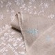 JULIA LIGHT BEIGE, real pashmina 100% cashmere natural with full handmade embroideries