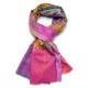 Genuine pashmina shawl 100% cashmere multicolored with full reversible embroideries 