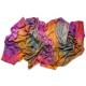 Genuine pashmina shawl 100% cashmere multicolored with full reversible embroideries 