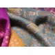 Genuine pashmina shawl 100% cashmere multicolored with full reversible embroideries 