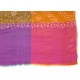 Genuine pashmina shawl 100% cashmere multicolored with full reversible embroideries 