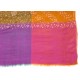 Genuine pashmina shawl 100% cashmere multicolored with full reversible embroideries 