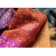 Genuine pashmina shawl 100% cashmere multicolored with full reversible embroideries 