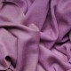 SACHA MAUVE, étole véritable Pashmina 100% cachemire réversible