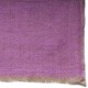 SACHA MAUVE, étole véritable Pashmina 100% cachemire réversible