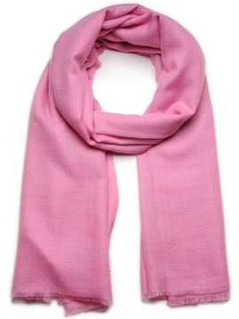 Echte roze Pashmina sjaal - 100% handgeweven cashmere