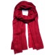 Genuine pashmina shawl 100% cashmere carmine red big size