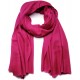 Véritable Pashmina 100% cachemire LeChâle Rose fuchsia