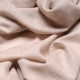 Echte Pashmina Carré natürliches hellbeige 100% Handgewebter Kaschmir