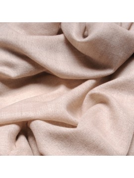 Handwoven cashmere pashmina Square Natural light beige