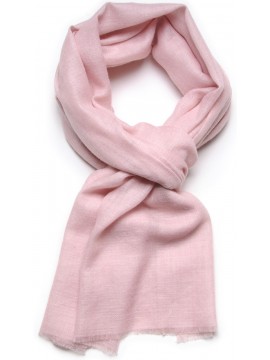 Handwoven cashmere pashmina Stole Light pink