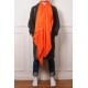 Handwoven cashmere pashmina Shawl Orange