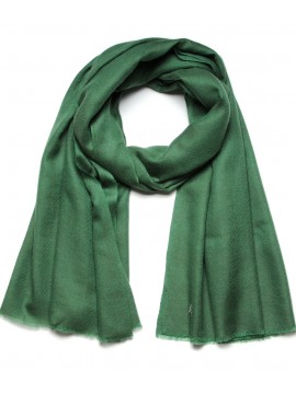 Vera Pashmina 100% cashmere Scialle Abete verde