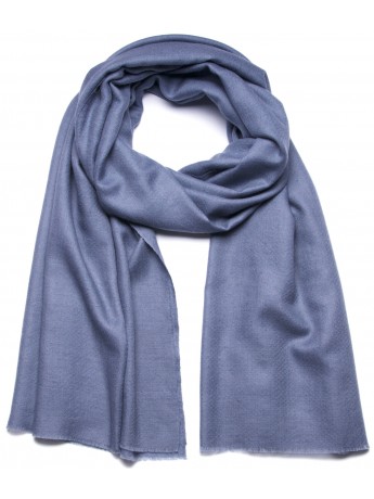 Véritable Pashmina 100% cachemire LeChâle Gris orage