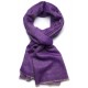 SWAN VIOLET, châle véritable Pashmina 100% cachemire réversible