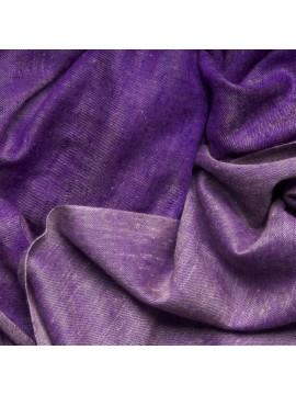 SWAN VIOLET, châle véritable Pashmina 100% cachemire réversible