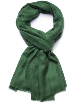 Echte dennengroen pashmina - 100% cashmere Stola