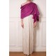 JANE PINK, real embroidered pashmina shawl 100% cashmere