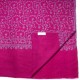 JANE PINK, real embroidered pashmina shawl 100% cashmere