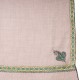 ASHA GREEN, real pashmina 100% cashmere with handmade embroideries