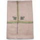 ASHA GREEN, real pashmina 100% cashmere with handmade embroideries
