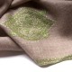 SARA GREEN, real pashmina 100% cashmere with handmade embroideries