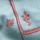 BETTY AQUA, real pashmina 100% cashmere with handmade embroideries