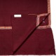 ASHA GARNET, real pashmina 100% cashmere with handmade embroideries