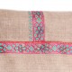 ASHA TURQUOISE, real pashmina 100% cashmere with handmade embroideries
