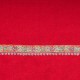 ASHLEY RED, Real embroidered pashmina shawl 100% cashmere