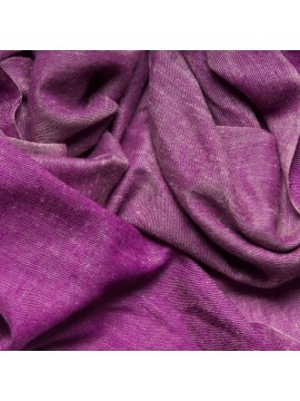 SACHA PLUM, Handwoven cashmere pashmina Stole REVERSIBLE