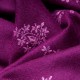 MEG PURPLE, Real embroidered pashmina shawl 100% cashmere