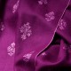 MEG PURPLE, Real embroidered pashmina shawl 100% cashmere