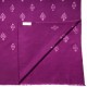 MEG PURPLE, Real embroidered pashmina shawl 100% cashmere