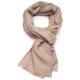 SARA BEIGE, real pashmina 100% cashmere with handmade embroideries