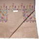 PALLA GREIGE, real pashmina 100% cashmere with handmade embroideries