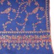 JULIA MYOSOTIS, real pashmina 100% cashmere with handmade embroideries