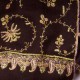 JUDY EBONY, real pashmina 100% cashmere with handmade embroideries